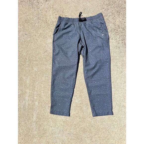 Old Navy Active Pants Women Size Medium Go-Dry Slim Charcoal Gray Elastic Waist - Picture 1 of 4